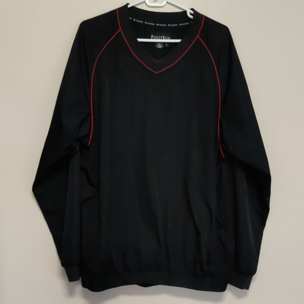 Footjoy pullover windbreaker jacket